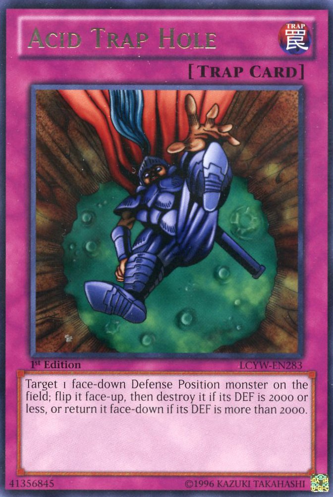 Amazon.com: YU-GI-OH! - Acid Trap Hole (LCYW-EN283) - Legendary